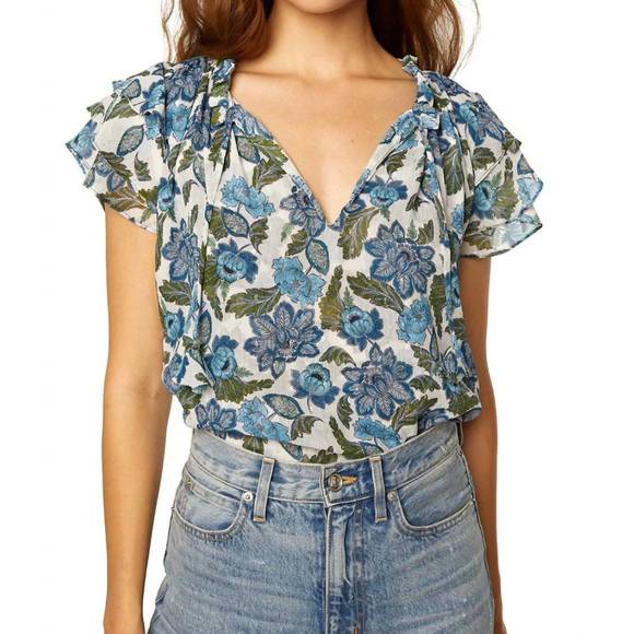 MISA LOS ANGELES maria top in flora azulia - Picture 2 of 5